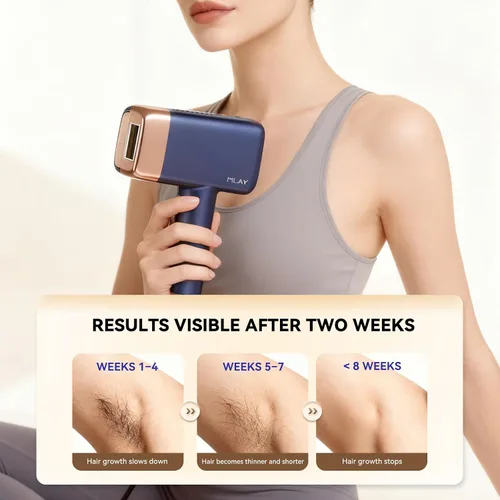 Vista 7 de MLAY T14 IPL depilación, dispositivo de enfriamiento de hielo para mujeres