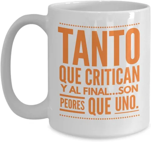 Vista 3 de Taza de Cafe Peor Vaso, taza café divertidas, tazas personalizadas, coffee mug inspiradoras, taza con mensajes positivos.
