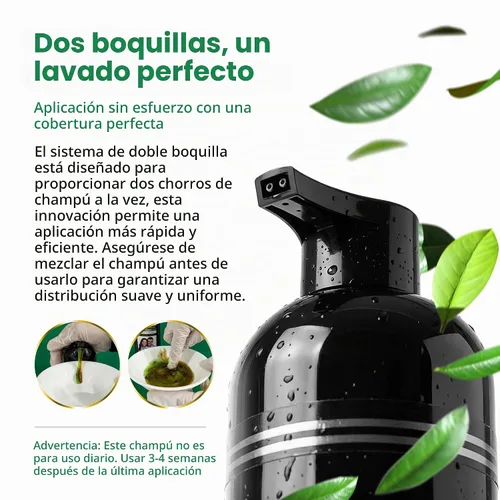 Vista 6 de BIOGREEN ROOTS con champú de tinte para el cabello a base de hierbas Marrón claro