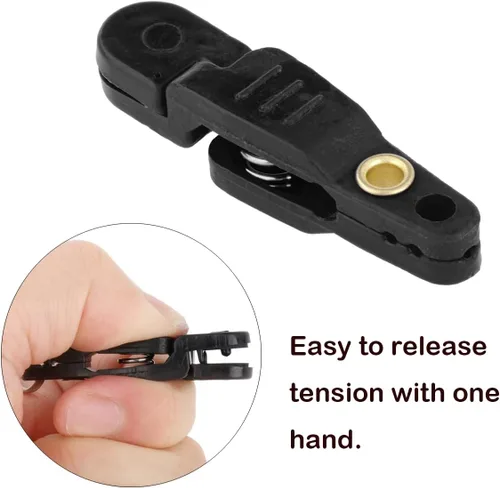 Vista 4 de Heavy Tension Snap Release Clips for Weight Planer Board Kites Downrigger Trolling Fishing