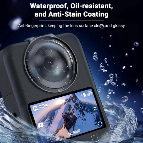 Vista 5 de CYNOVA Osmo 360 Protector de lente para accesorios DJI Osmo 360 – Funda protectora de PC con 95% de transmisión de luz, antiarañazos y a prueba