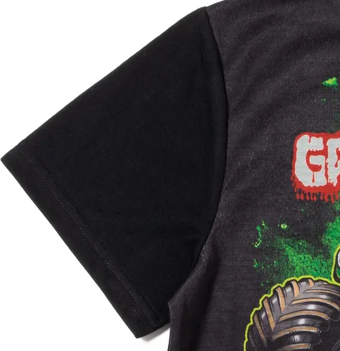 Vista 6 de Monster Jam Grave Digger Megalodon El Toro Loco - Camisa de pijama y pantalones cortos