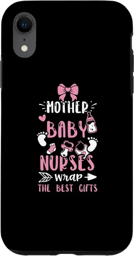 Vista 8 de iPhone 15 Nurse: Mother Baby Nurses Wrap The Best Gifts - Funda para bebé niña