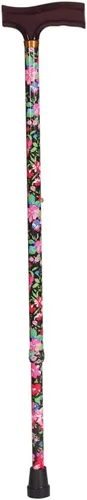 Vista 6 de DMI Lightweight Aluminum Adjustable Walking Cane with Derby-Top Handle for Men and Women