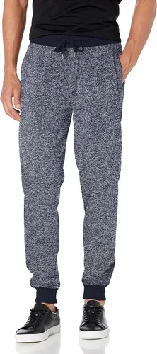 Vista 23 de Southpole, 1570 - Pantalones deportivos básicos tipo jogger de forro polar para hombre Negro