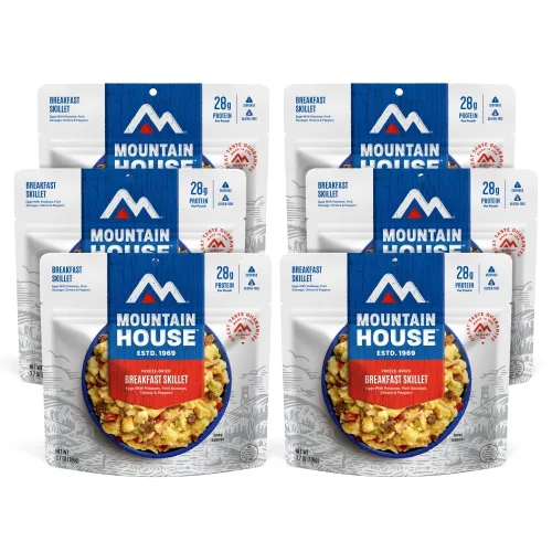 Vista 11 de Mountain House granola con leche y arándanos Comida liofilizada para mochileros y camping Pack de 6