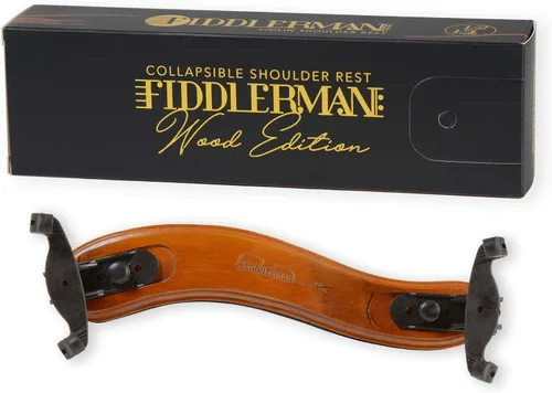 Vista 9 de Soporte de hombro para violín de la marca Fiddlerman, para violín de 4/4 y 3/4 con patas plegables y de altura ajustable