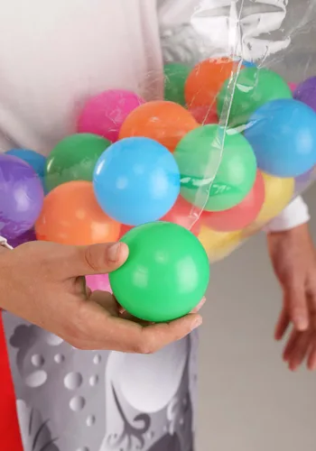 Vista 4 de Disfraz Inflable de Máquina de Chicles para Adultos Multicolor