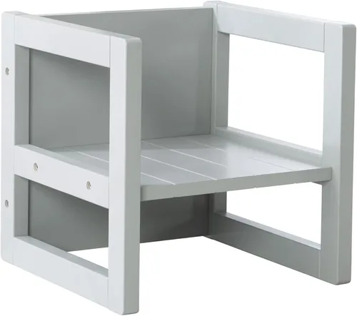Vista 2 de Roba -Kids Country-Farmhouse: Silla infantil gris para niños