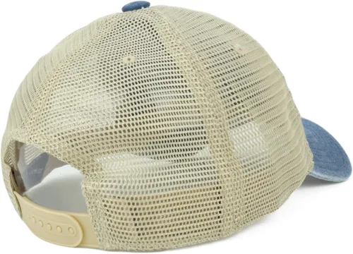 Vista 4 de Armycrew Gorra de malla de camionero lavada con logotipo de la NASA de gran tamaño XXL