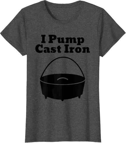 Vista 3 de I Pump - Camiseta de hierro fundido para cocinar al horno holandés