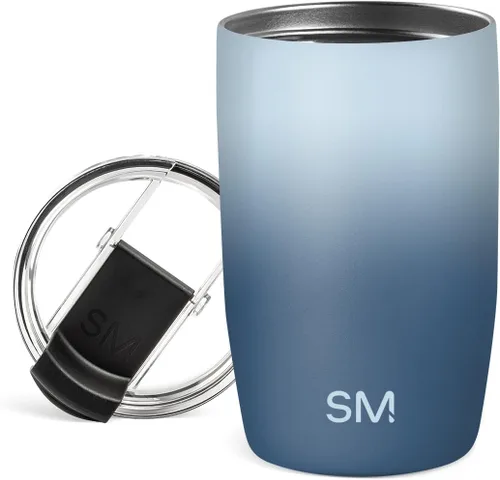 Vista 28 de Simple Modern Taza de café de viaje Tumbler con tapa abatible Reutilizable, aislada, de acero inoxidable, taza de café helado Cold Brew, termo