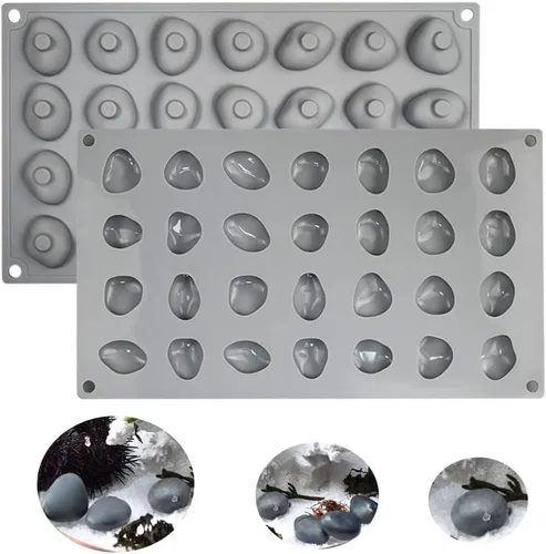 Vista 22 de mostsom Molde de silicona geométrico cuadrado para magdalenas, moldes de silicona antiadherentes para hornear pasteles de muffin, magdalenas