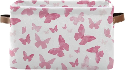 Vista 35 de Cesta Contenedor de Almacenamiento para Zapatos de Ballet, Caja de Almacenamiento Cúbica Grande de Lona Plegable Organizadora para Armario