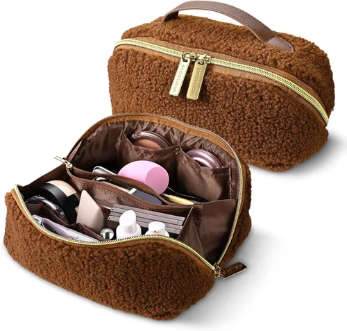 Vista 14 de BYOOTIQUE AW 420D - Neceser de viaje de nailon transparente, portátil, ligero, transparente, organizador de almacenamiento de cosméticos, piscina