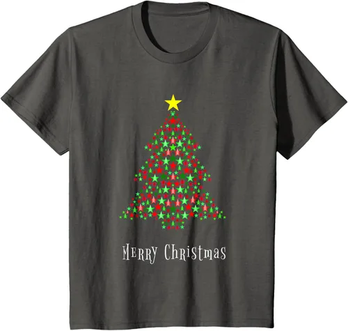 Vista 43 de Celebración del árbol de Navidad - Feliz Navidad - Camiseta de Navidad