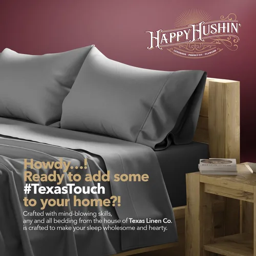Vista 9 de TEXAS LINEN CO. Fundas de almohada 100% algodón egipcio tamaño Queen – Lujosas fundas de almohada de alta cantidad de hilos de la serie 800