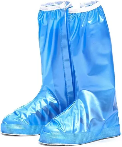 Vista 11 de Funda impermeable para botas, repetible y duradera, anti-esquí, protector de pierna de 17 pulgadas, protector de pierna de alta portátil, transporte