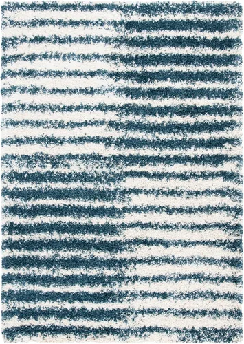 Vista 18 de SAFAVIEH Hudson Shag Collection - Alfombra para pasillo, 2 pies 3 pulgadas x 8 pies, color gris y marfil, diseño abstracto moderno, no desprende