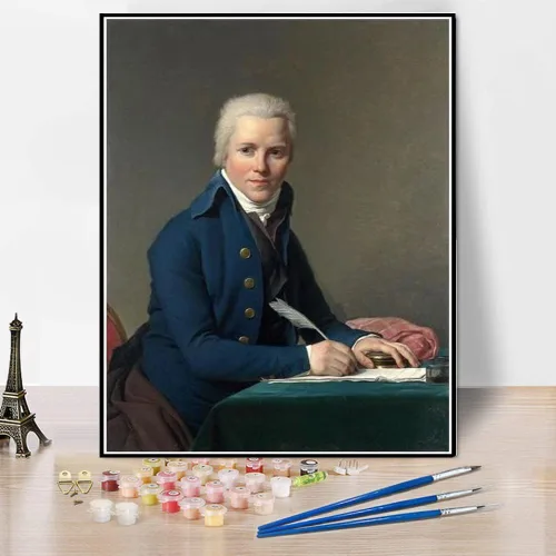 Vista 8 de Pintura por números para adultos Napoleón cruzando los Alpes en el paso de San Bernardo, Th May Pintura por Jacques Louis David DIY Pintura al óleo