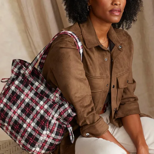 Vista 6 de Vera Bradley - Bolso Glenna de algodón para mujer