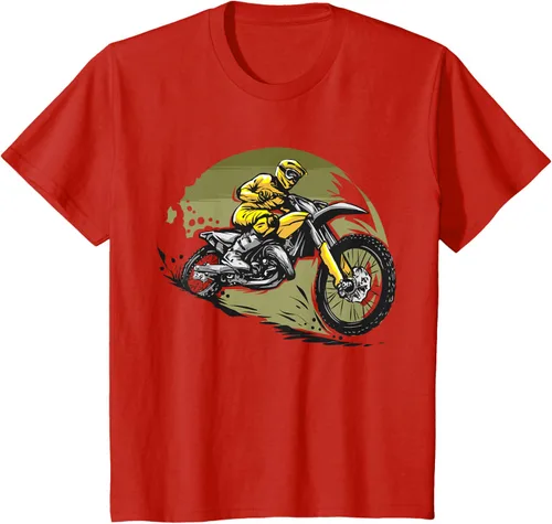 Vista 3 de Camiseta de motocross Supermotard Enduro, Negro, S