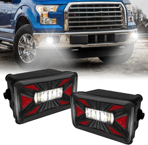Vista 72 de Luces antiniebla de conducción compatibles con lámparas de parachoques delantero Honda CRV 2007 2008 2009 con bombillas halógenas H11 de 12 V 55 W