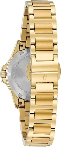 Vista 3 de Bulova Ladies' Marine Star 'Series L' 3-Hand Day Date Quartz Diamond Watch, Sapphire Crystal, 100M Water Resistant, Mother-of-Pearl Dial, 34mm