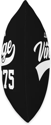 Vista 2 de Limited Edition Vintage 1975 48th Birthday Year Retro Sports Throw Pillow