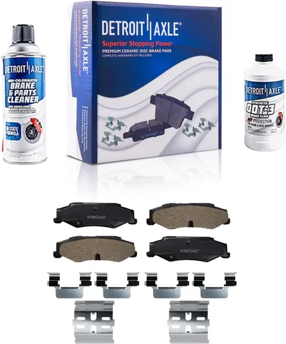 Vista 125 de Detroit Axle - Pastillas de Freno Delantero Izquierdo Reemplazo de Pinza de Disco para Ford Fusion Mazda 6 Lincoln MKZ Mercury Milan 2006-2012