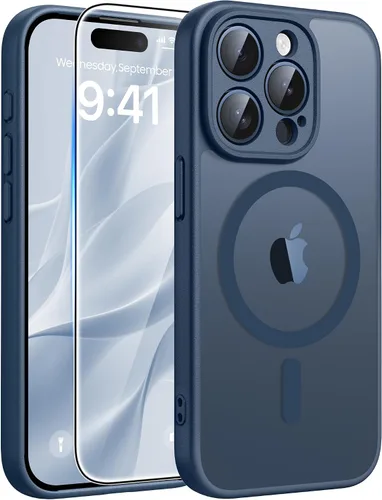 Vista 19 de FNTCASE para Samsung Galaxy Z Fold 7 Estuche Magnético: Funda de Teléfono Celular con Textura Mate Translúcida, Protección contra Caídas de Grado