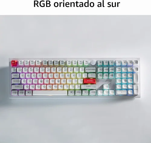 Vista 9 de Keychron Q6 Pro Teclado Mecánico Personalizado Completo de Aluminio RGB Inalámbrico/Con Cable para Mac Windows Linux, Botón Programable