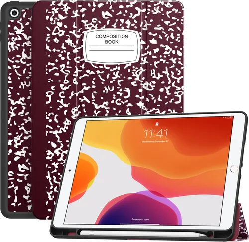 Vista 27 de Soke - Funda para iPad de 9ª generación 2021/8ª generación 2020/7ª generación 2019 con soporte para lápices - Funda de protección premium a prueba