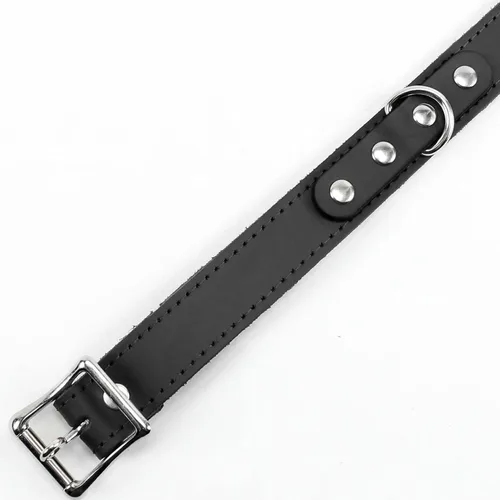 Vista 4 de Atlanta I Collar - Handcrafted Durable Latigo Leather