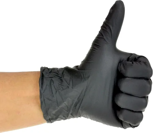 Vista 8 de Dealmed Black Nitrile Exam Gloves – Disposable Multi-Purpose Use Medical Gloves Use for First Aid and Medical Facilities