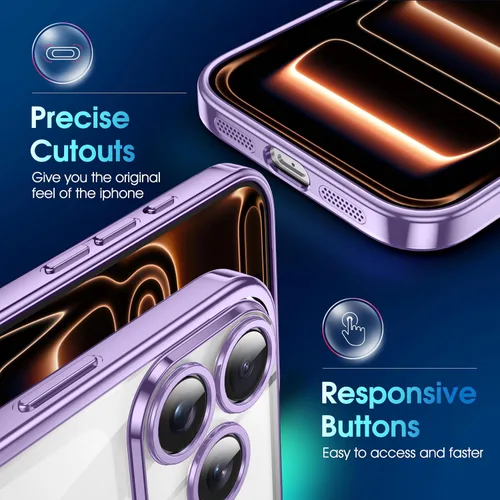 Vista 373 de Supdeal Funda cristalina transparente para iPhone 11, [No se amarillea] [Protección de la cámara] [Probado contra caídas de grado militar] Funda