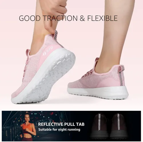 Vista 6 de STQ Slip Ins - Zapatos sin cordones para mujer, para caminar, manos libres