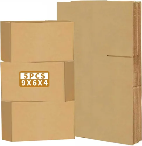 Vista 10 de Cajas de envío, 8x6x6 cajas de envío pequeñas, cada caja de zapatos de cartón.