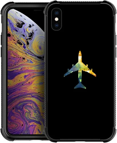 Vista 9 de CARLOCA Funda compatible con iPhone XR, iPhone XR para niños, hombres y jóvenes, diseño de nebulosa espacial, a prueba de golpes, antiarañazos