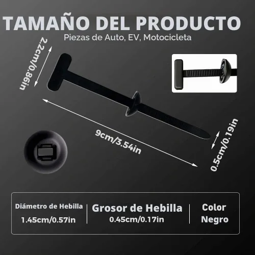 Vista 2 de 2026 Nueva Hebilla Universal de Brida de Cable de Nylon, Soporte de Hebilla de Brida de Cable de Nylon Autobloqueante Resistente, Nueva Hebilla 50