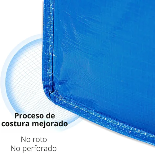 Vista 5 de Paquete de 2 bolsas de almacenamiento extra grandes resistentes – asas fuertes y correas de mochila – Bolsas de almacenamiento que ahorran espacio