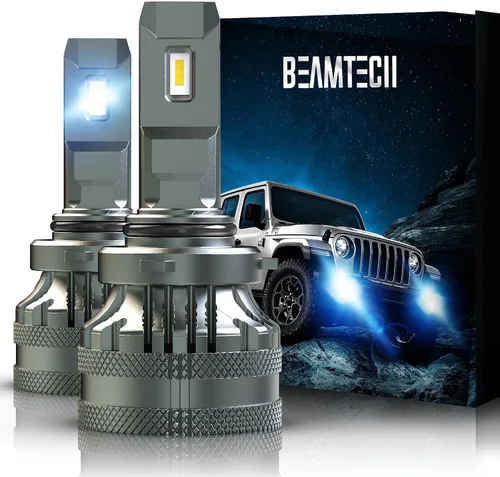 Vista 7 de BEAMTECH Bombillas H4, chips G-XP Canbus Ready 600% más brillantes 6500K luz blanca Bombillas H4/9003, paquete de 2