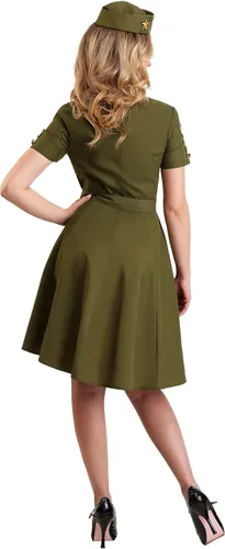 Vista 4 de Fun Costumes Womens Vintage Combat Cutie