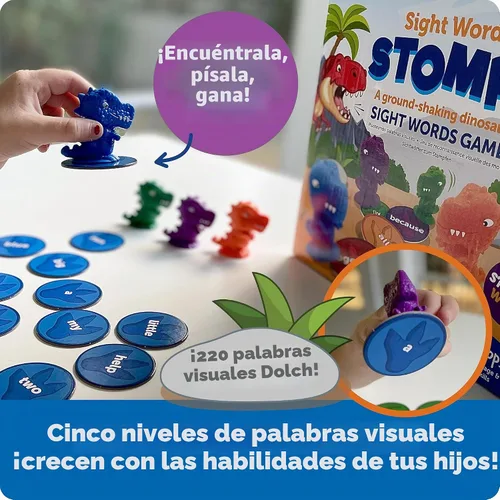 Vista 3 de Learning Resources Sight Word Stomp! - Juguetes del alfabeto