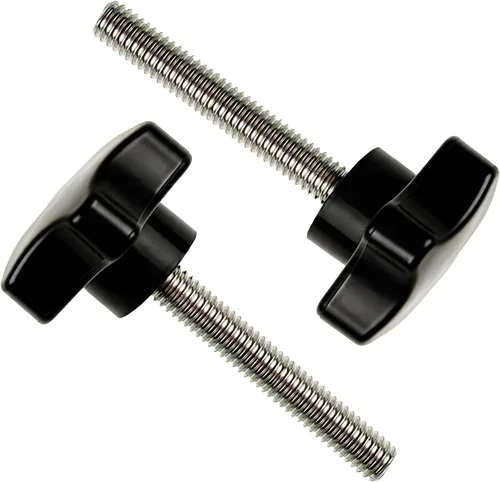 Vista 10 de Paquete de 2 tornillos de ajuste de rosca M8 x 0.787 in (5/16" x 13/16")