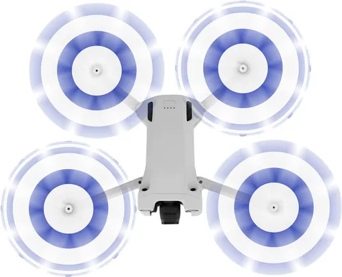 Vista 5 de 8 hélices para DJI Mini 3 Pro Drone 6030F Accesorios de utilería Menos reducción de ruido Hélice de liberación rápida (azul y blanco 8)