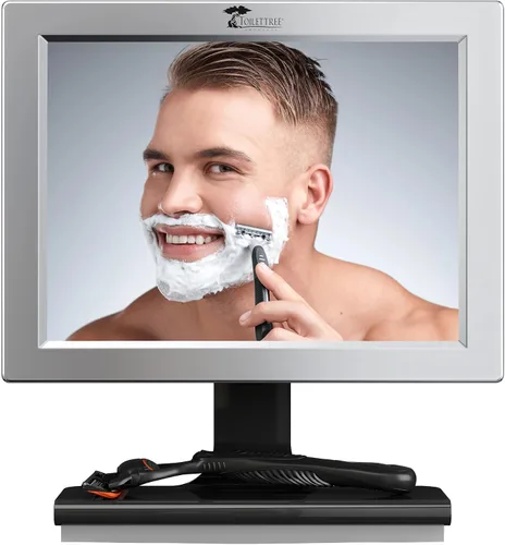 Vista 4 de Espejo para ducha que no se empaña, Plateado