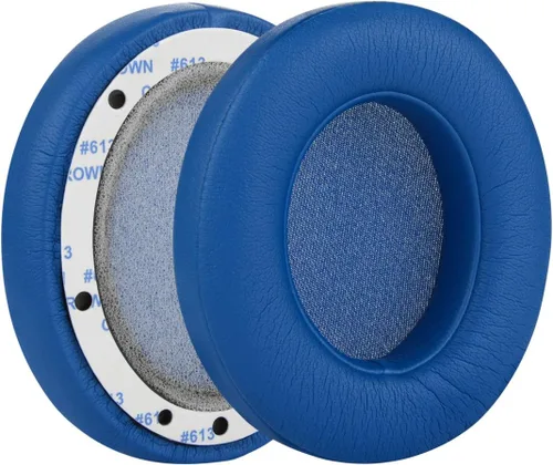 Vista 2 de Geekria QuickFit - Almohadillas de repuesto para auriculares inalámbricos Beats Studio 3, piezas de reparación (azul)
