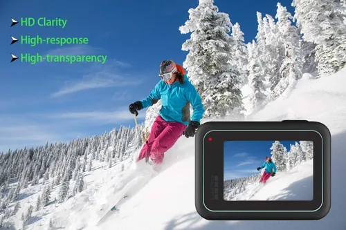 Vista 2 de Protector de pantalla para cámara GoPro MAX 2 / MAX impermeable 360 acción, [paquete de 3] 0.012 in, dureza 9H Go Pro max2 MAX 360 (2025), protector