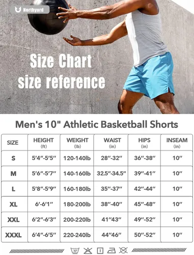 Vista 7 de NORTHYARD Pantalones cortos deportivos de baloncesto para hombre, de 5, 7, 10 pulgadas, para entrenamiento, gimnasio, secado rápido, pantalones